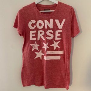 Converse Red Graphic Tee L